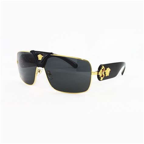 versace eyeglasses men gold|men's versace sunglasses with gold.